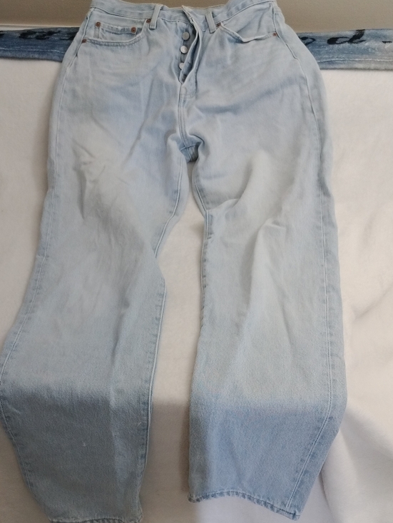 Levi's Denim - Levi's 501 81 Premium Button Fly Straight Light Blue Jeans Women's 28x33 Read